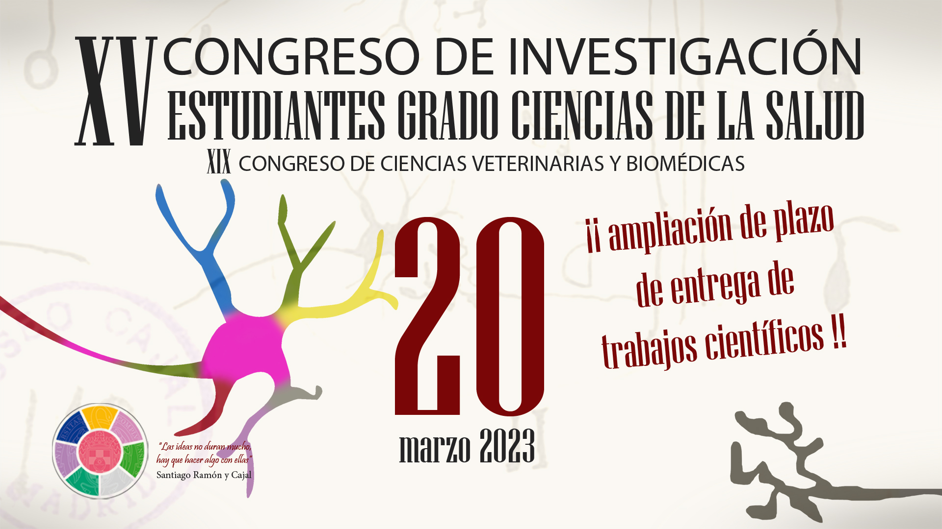 XV Congreso de Investigación de Estudiantes de Grado en Ciencias de la Salud. XIX Congreso de Ciencias Veterinarias y Biomédicas
